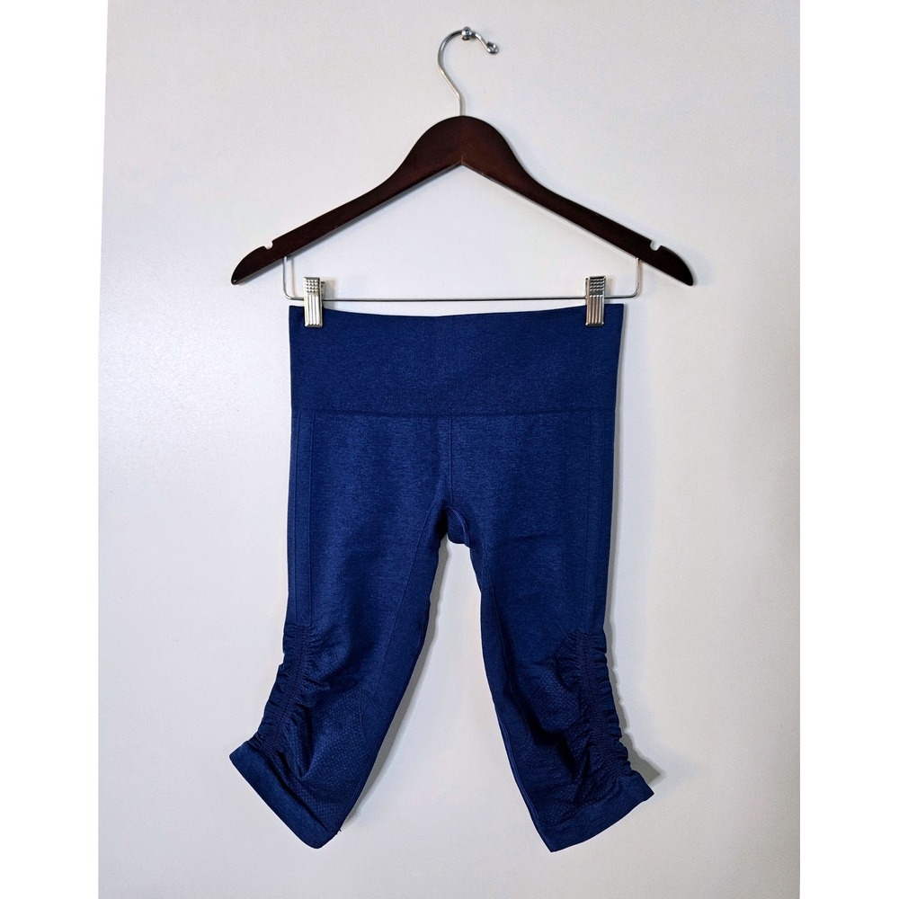 Lululemon All The Right Places Leggings Size 6 Navy Blue High Rise Zoned Tight‎